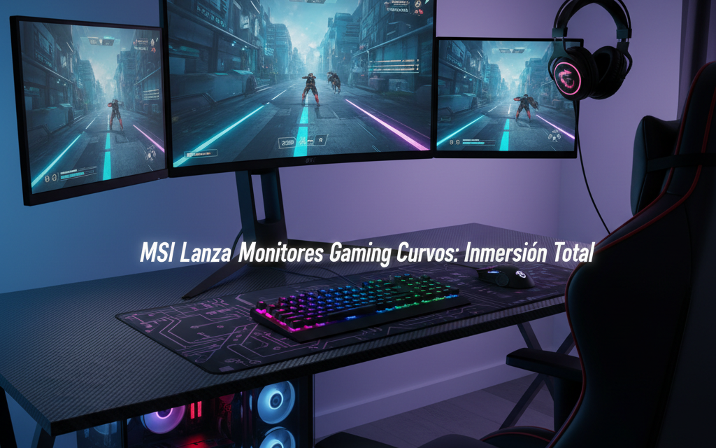 MSI Lanza Monitores Gaming Curvos: Inmersión Total