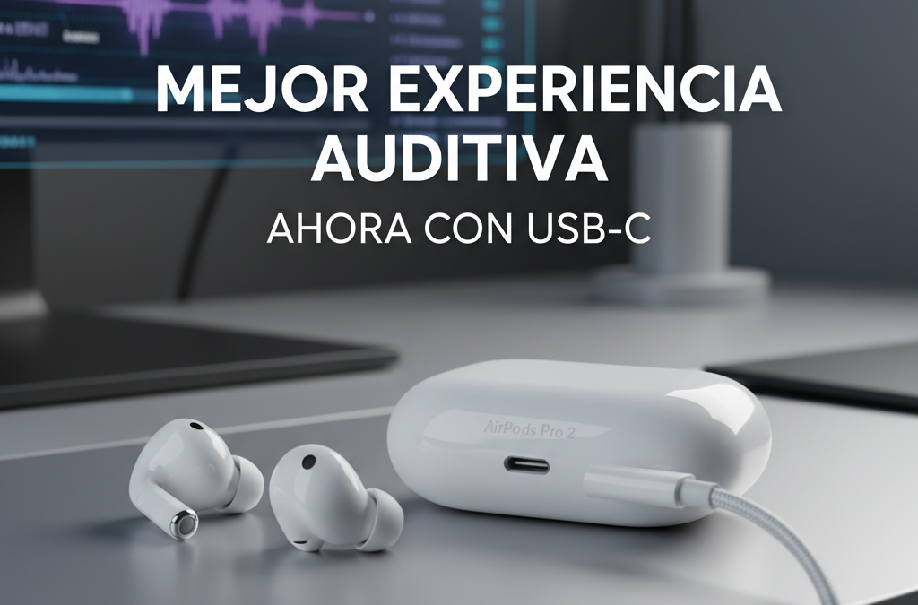 AirPods Pro 2: Mejor Experiencia Auditiva, Ahora con USB-C