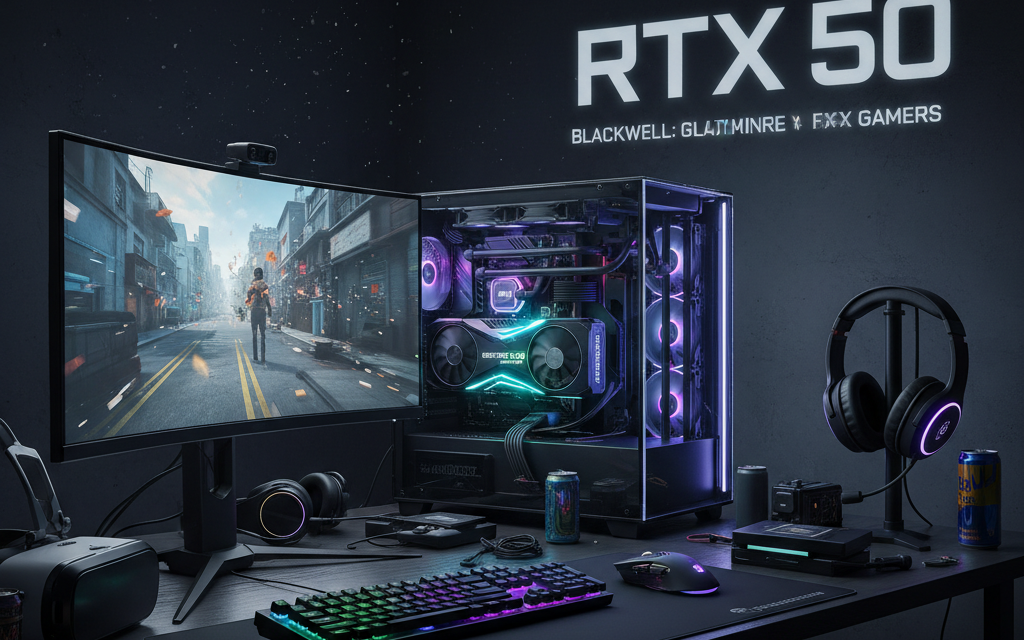 GeForce RTX 50: Blackwell Llega para Gamers