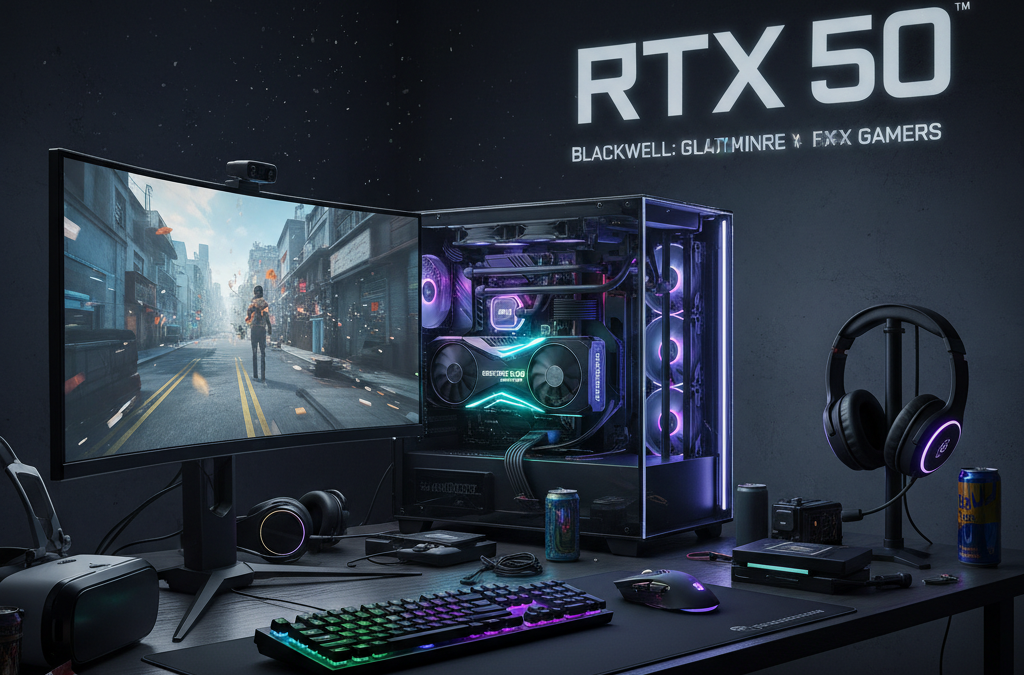 GeForce RTX 50: Blackwell Llega para Gamers