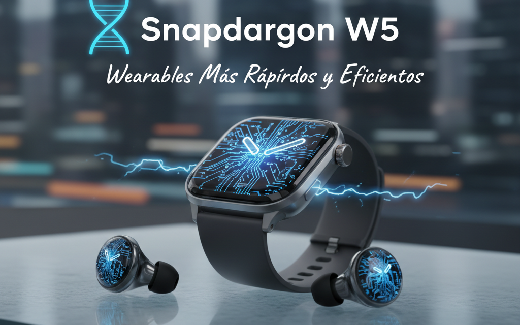 Snapdragon W5: Wearables Más Rápidos y Eficientes