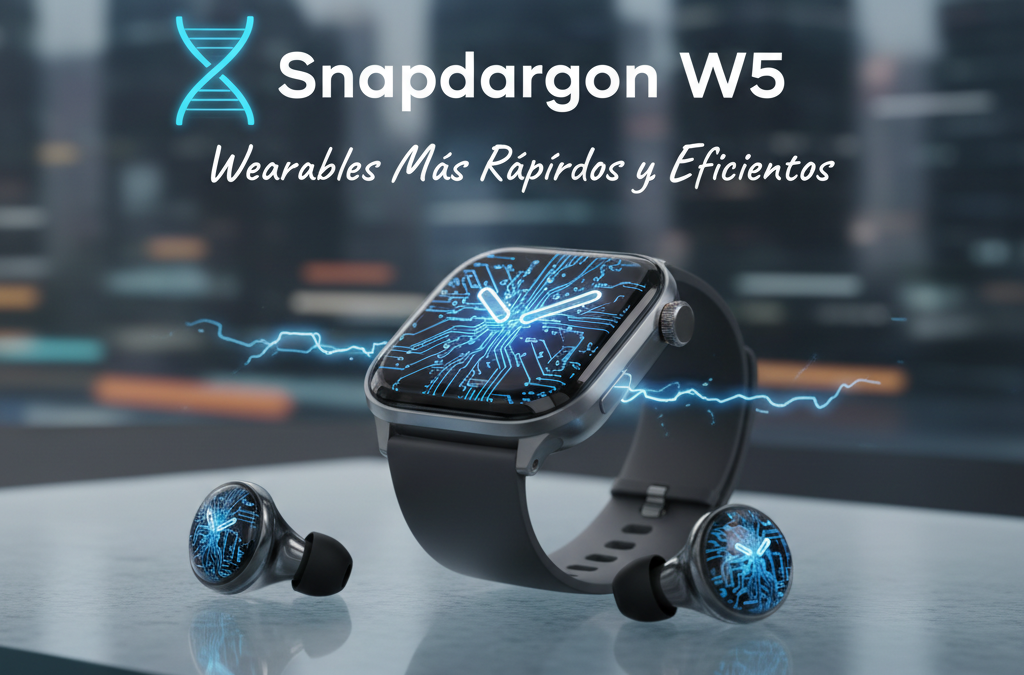 Snapdragon W5: Wearables Más Rápidos y Eficientes