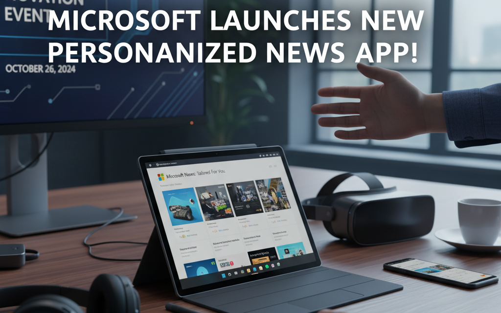 ¡Microsoft Lanza Nueva App Personalizada De Noticias!