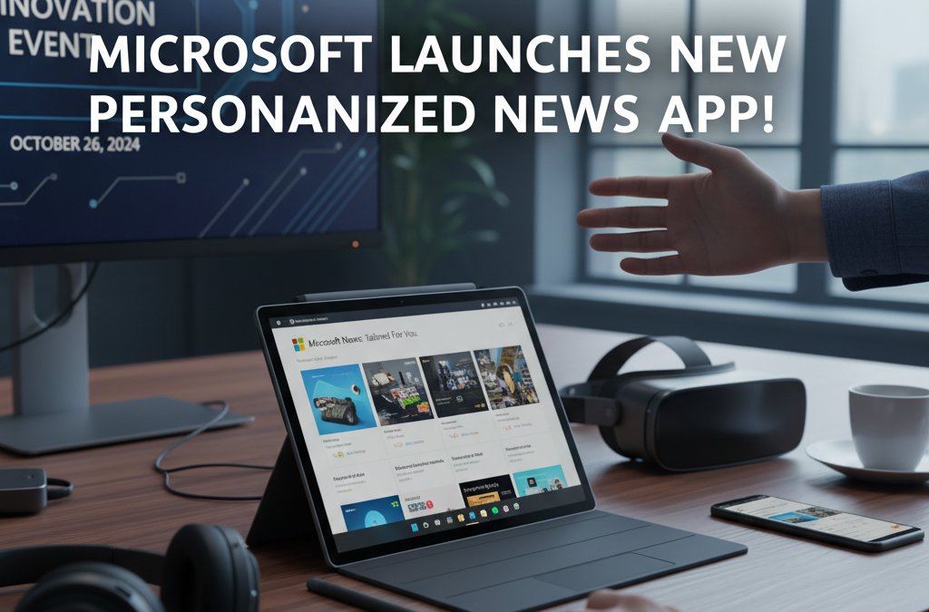 ¡Microsoft Lanza Nueva App Personalizada De Noticias!