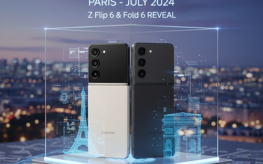 Galaxy Z Flip 6, Fold 6: Unpacked anticipado en París