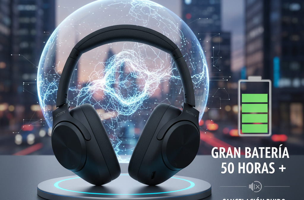 Sony WH-1000XM6: Cancelación Ruido Avanzada y Gran Batería
