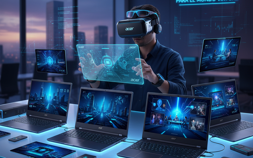 Acer Presenta Novedosos Portátiles para el Mundo Virtual