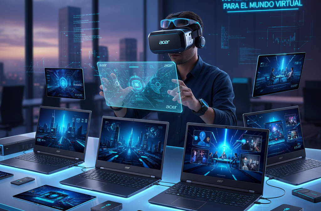 Acer Presenta Novedosos Portátiles para el Mundo Virtual